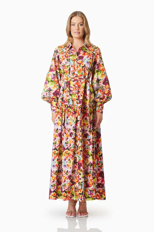 Strapless Women Dress with a Built - in Bra for Comfort and Support Strapless Women Dress with a Built - in Bra for Comfort and Support Elira Maxi Shirt Dress In Florals Strapless Women Dress with a Built - in Bra for Comfort and Support Strapless Women Dress with a Built - in Bra for Comfort and Support Elira Maxi Shirt Dress In Florals