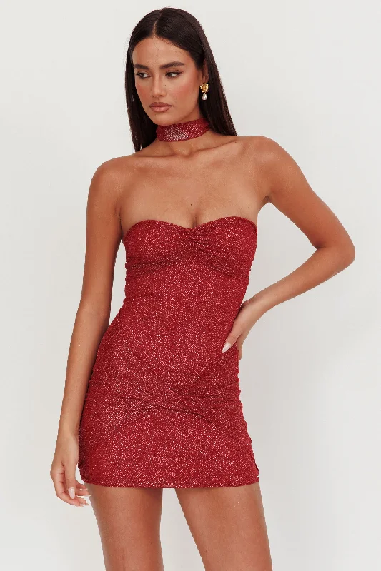 Halter Neck Women Dress to Show Off the Shoulders and Neckline Halter Neck Women Dress to Show Off the Shoulders and Neckline Elma Bandeau Neck Tie Mini Dress Red Halter Neck Women Dress to Show Off the Shoulders and Neckline Halter Neck Women Dress to Show Off the Shoulders and Neckline Elma Bandeau Neck Tie Mini Dress Red