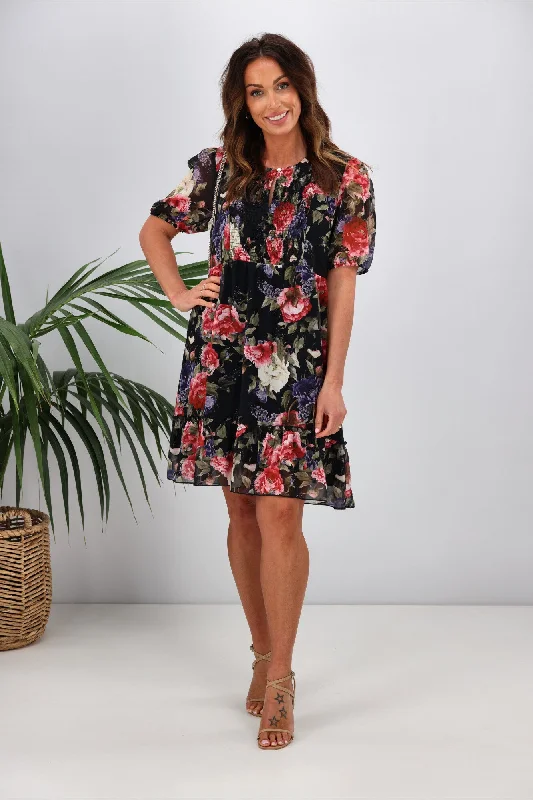Printed Abstract Women Dress for a Modern and Artistic Appeal Printed Abstract Women Dress for a Modern and Artistic Appeal Gloss by Shine On Kelly Shirred Front Dress Black Floral Printed Abstract Women Dress for a Modern and Artistic Appeal Printed Abstract Women Dress for a Modern and Artistic Appeal Gloss by Shine On Kelly Shirred Front Dress Black Floral