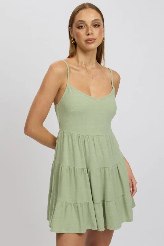 Mini Women Dress with a Short Hem for a Young and Trendy Style Mini Women Dress with a Short Hem for a Young and Trendy Style Green Mini Dress Tiered Strappy Mini Women Dress with a Short Hem for a Young and Trendy Style Mini Women Dress with a Short Hem for a Young and Trendy Style Green Mini Dress Tiered Strappy
