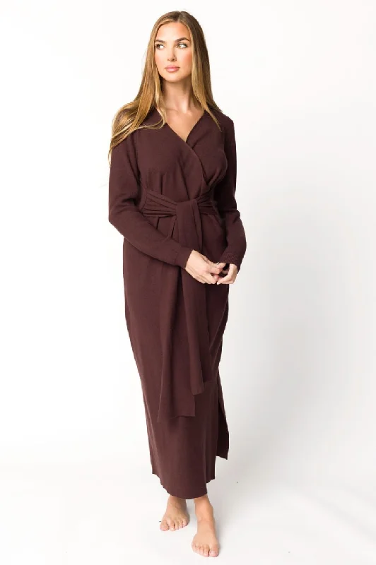 Off - the - Shoulder Women Dress for a Romantic and Feminine Look Off - the - Shoulder Women Dress for a Romantic and Feminine Look Harley Heathered Knit Midi Wrap Dress in Brown Off - the - Shoulder Women Dress for a Romantic and Feminine Look Off - the - Shoulder Women Dress for a Romantic and Feminine Look Harley Heathered Knit Midi Wrap Dress in Brown