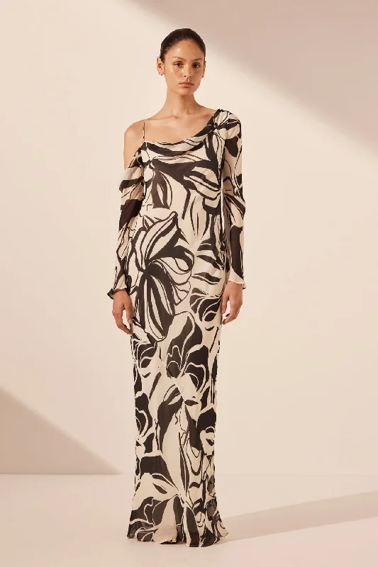 Lace - Embellished Women Dress for an Elegant and Sophisticated Appearance Lace - Embellished Women Dress for an Elegant and Sophisticated Appearance IMANE ASYMMETRICAL LONG SLEEVE MAXI DRESS Lace - Embellished Women Dress for an Elegant and Sophisticated Appearance Lace - Embellished Women Dress for an Elegant and Sophisticated Appearance IMANE ASYMMETRICAL LONG SLEEVE MAXI DRESS