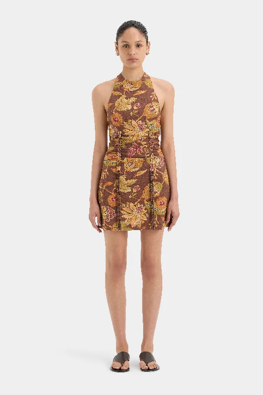 Ball Gown Women Dress with a Full Skirt for a Princess - like Look Ball Gown Women Dress with a Full Skirt for a Princess - like Look Josefina Corded Halter Mini