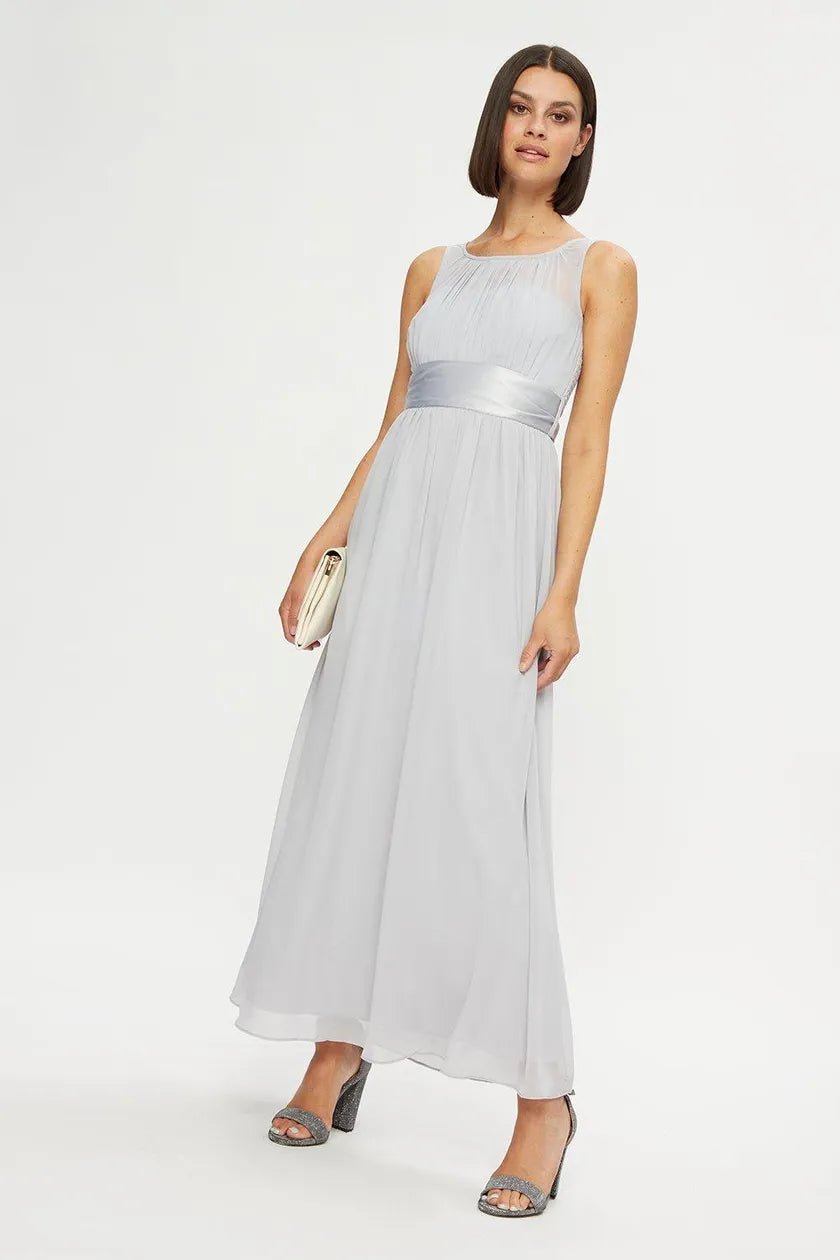 Wrap - Style Women Dress with Adjustable Fit for All Body Types Wrap - Style Women Dress with Adjustable Fit for All Body Types Natalie Maxi Dress Grey Wrap - Style Women Dress with Adjustable Fit for All Body Types Wrap - Style Women Dress with Adjustable Fit for All Body Types Natalie Maxi Dress Grey