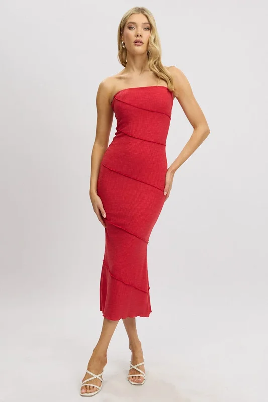 Pleated Women Dress with a Timeless and Elegant Texture Pleated Women Dress with a Timeless and Elegant Texture Red Bodycon Dress Midi Strapless Pleated Women Dress with a Timeless and Elegant Texture Pleated Women Dress with a Timeless and Elegant Texture Red Bodycon Dress Midi Strapless