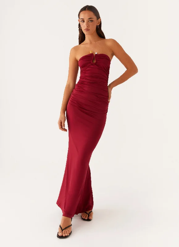 Sheath Women Dress with a Tailored Fit for a Professional Look Sheath Women Dress with a Tailored Fit for a Professional Look Rudy Maxi Dress - Maroon Sheath Women Dress with a Tailored Fit for a Professional Look Sheath Women Dress with a Tailored Fit for a Professional Look Rudy Maxi Dress - Maroon