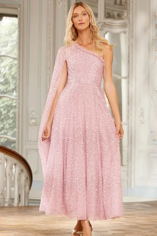 Long - Sleeve Women Dress in Velvet for a Luxurious Winter Look Long - Sleeve Women Dress in Velvet for a Luxurious Winter Look Scatter Dot One-Shoulder Ankle Gown Long - Sleeve Women Dress in Velvet for a Luxurious Winter Look Long - Sleeve Women Dress in Velvet for a Luxurious Winter Look Scatter Dot One-Shoulder Ankle Gown