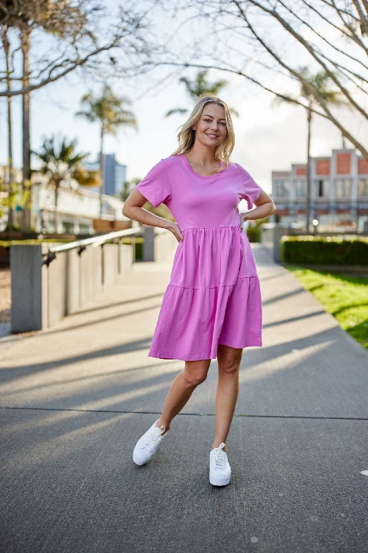 Plus Size Women Dress with a Flattering A - Line Cut for Comfort and Style Plus Size Women Dress with a Flattering A - Line Cut for Comfort and Style Shine On Essentials Empire Line Dress Super Pink Plus Size Women Dress with a Flattering A - Line Cut for Comfort and Style Plus Size Women Dress with a Flattering A - Line Cut for Comfort and Style Shine On Essentials Empire Line Dress Super Pink