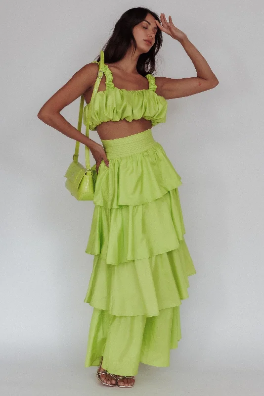 Ruffled Women Dress with Multiple Layers for a Playful and Girly Style Ruffled Women Dress with Multiple Layers for a Playful and Girly Style Sozo Layered Maxi Skirt Lime Ruffled Women Dress with Multiple Layers for a Playful and Girly Style Ruffled Women Dress with Multiple Layers for a Playful and Girly Style Sozo Layered Maxi Skirt Lime