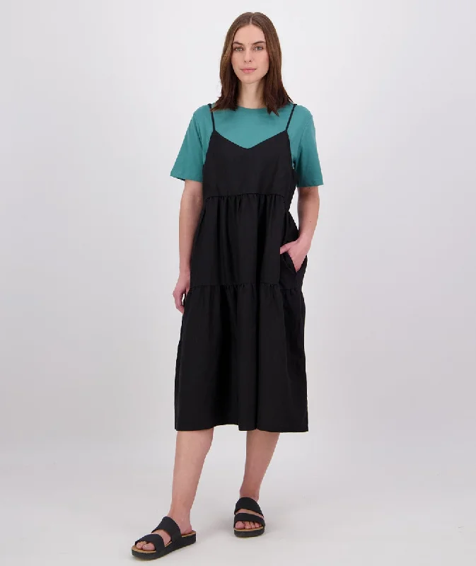 Off - the - Shoulder Women Dress for a Romantic and Feminine Look Off - the - Shoulder Women Dress for a Romantic and Feminine Look Swanndri St Clair V2 Midi Dress Black Off - the - Shoulder Women Dress for a Romantic and Feminine Look Off - the - Shoulder Women Dress for a Romantic and Feminine Look Swanndri St Clair V2 Midi Dress Black